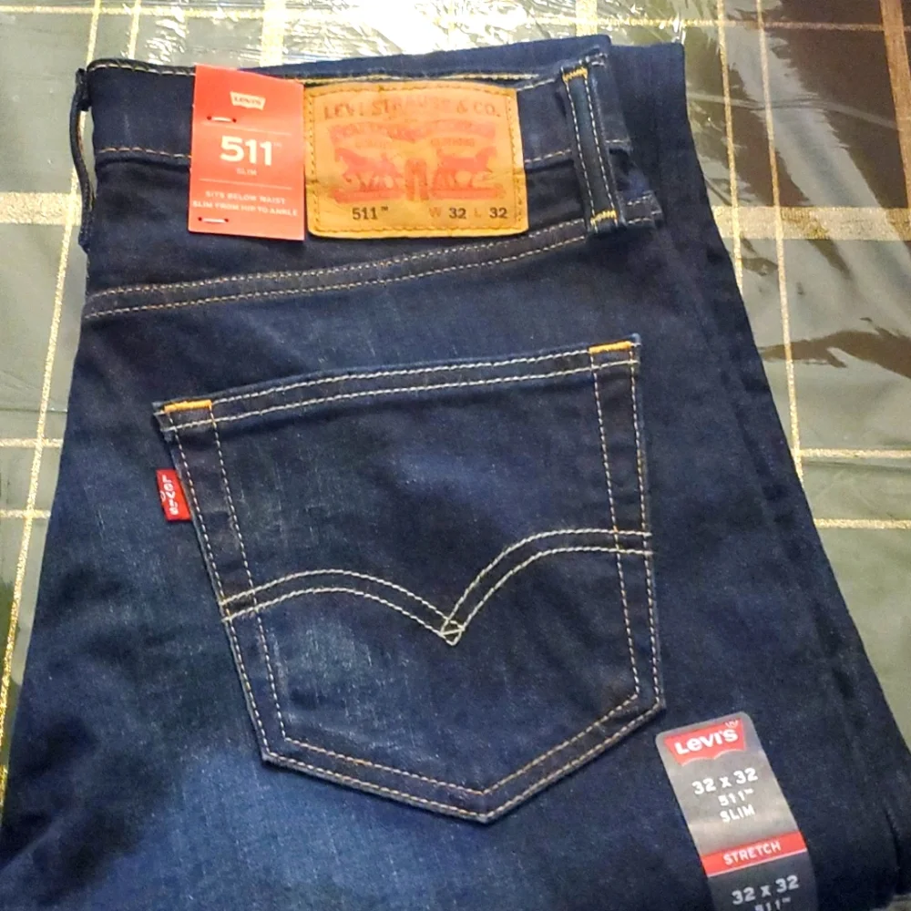Levi Strauss & Co 511 32x32 Slim Stretch - Picture 1 of 3